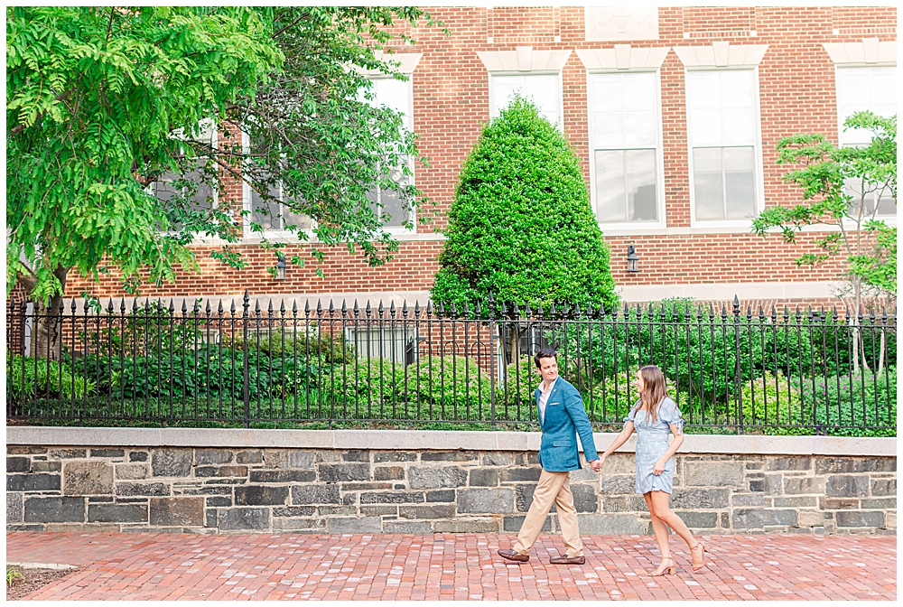 Georgetown engagement session in Washington DC by a DC wedding photographer