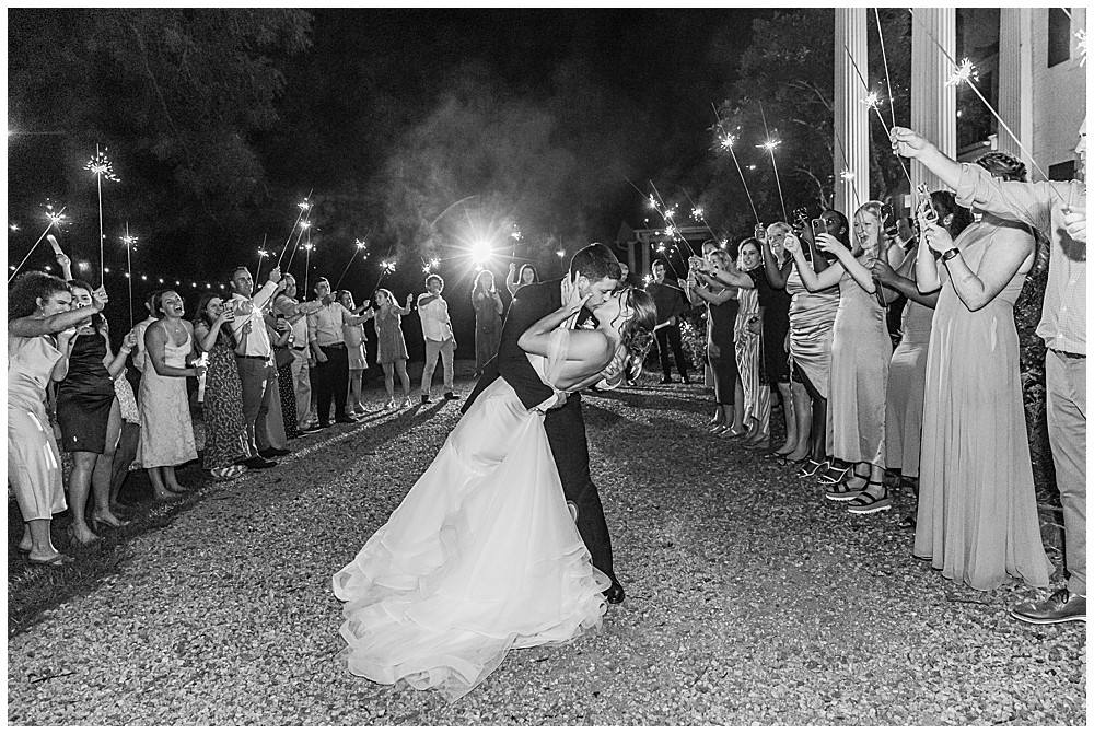 Whitehall Estate wedding | Virginia mansion weddings | Loudon County wedding photographer | sparkler exit