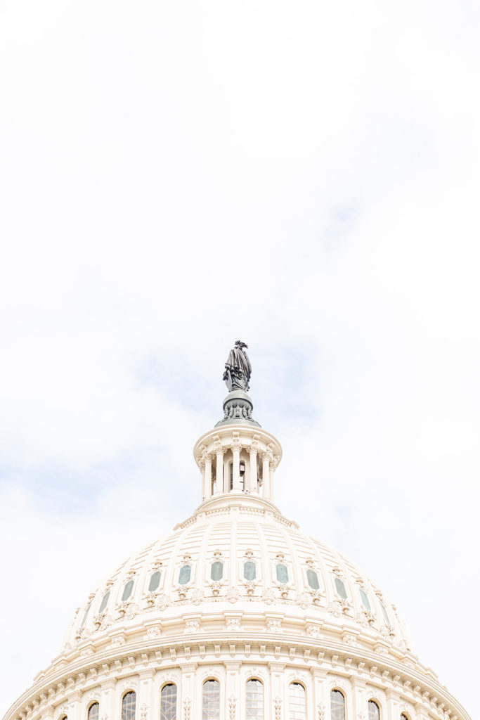 Washington, D.C. Capitol dome; D.C. wedding photographer