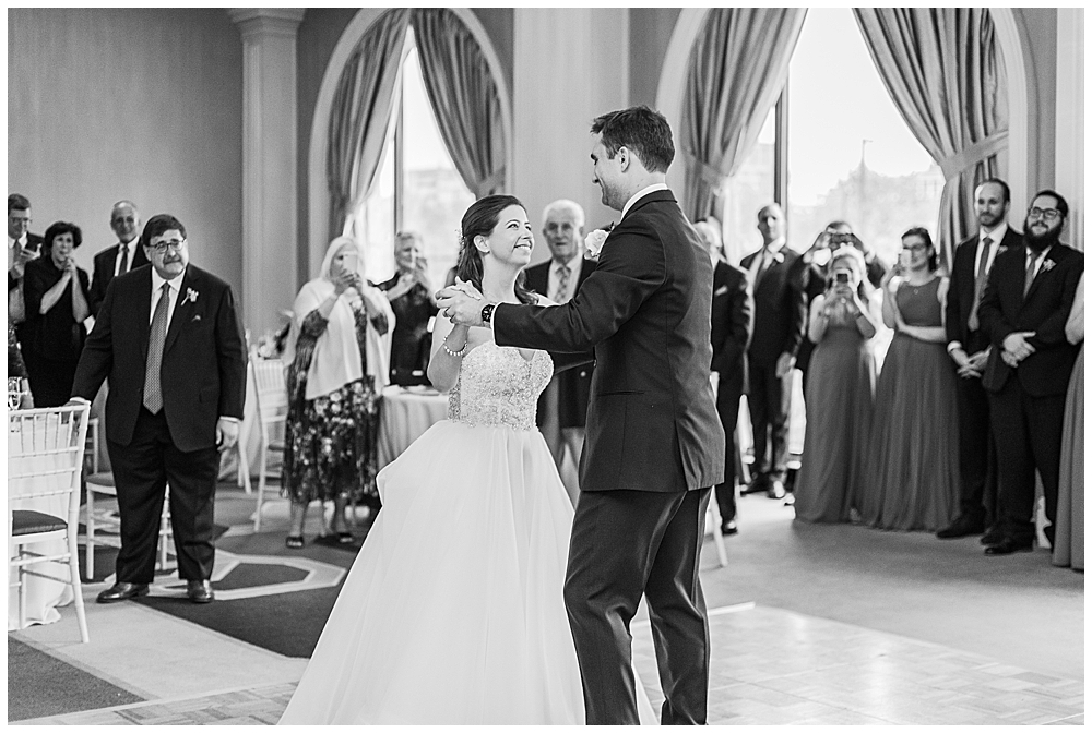 First Dance at the reception hall in the Royal Sonesta hotel in Baltimore