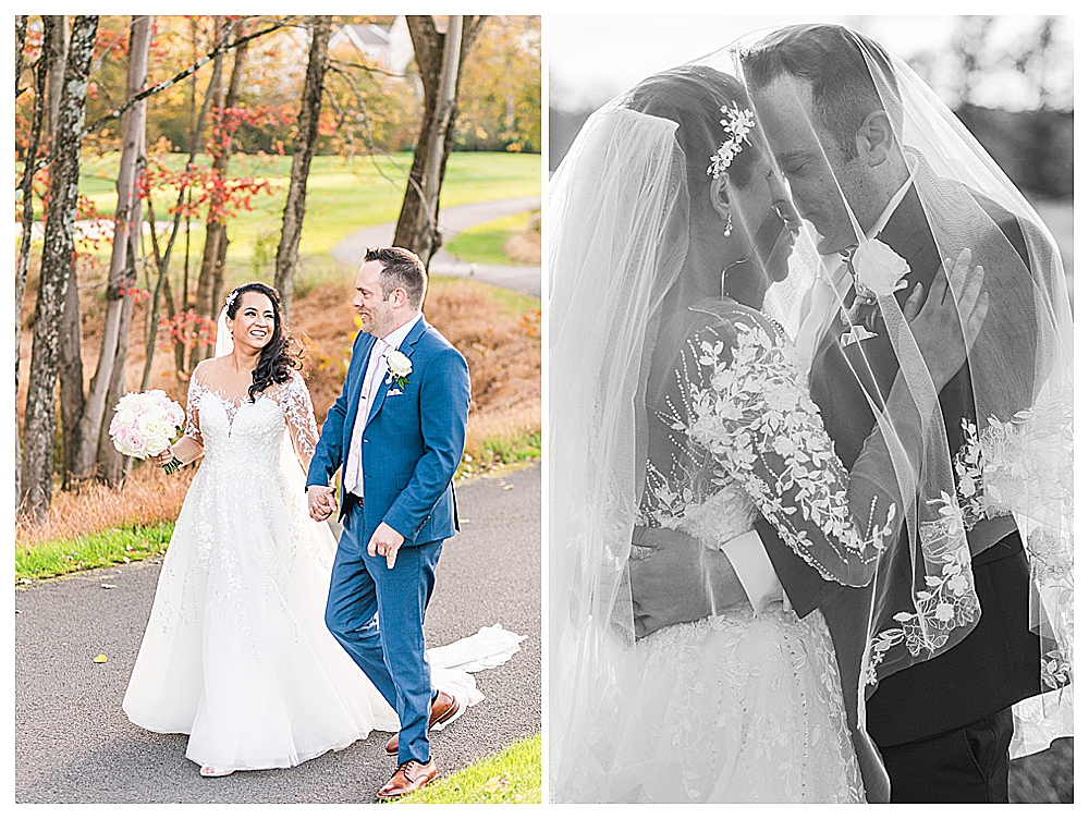 Fall wedding at Trump National Golf and Country Club