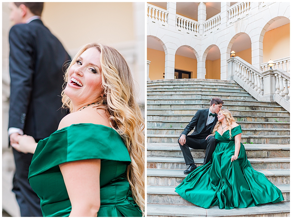 Disney fairytale engagement session at Airlie countryside hotel