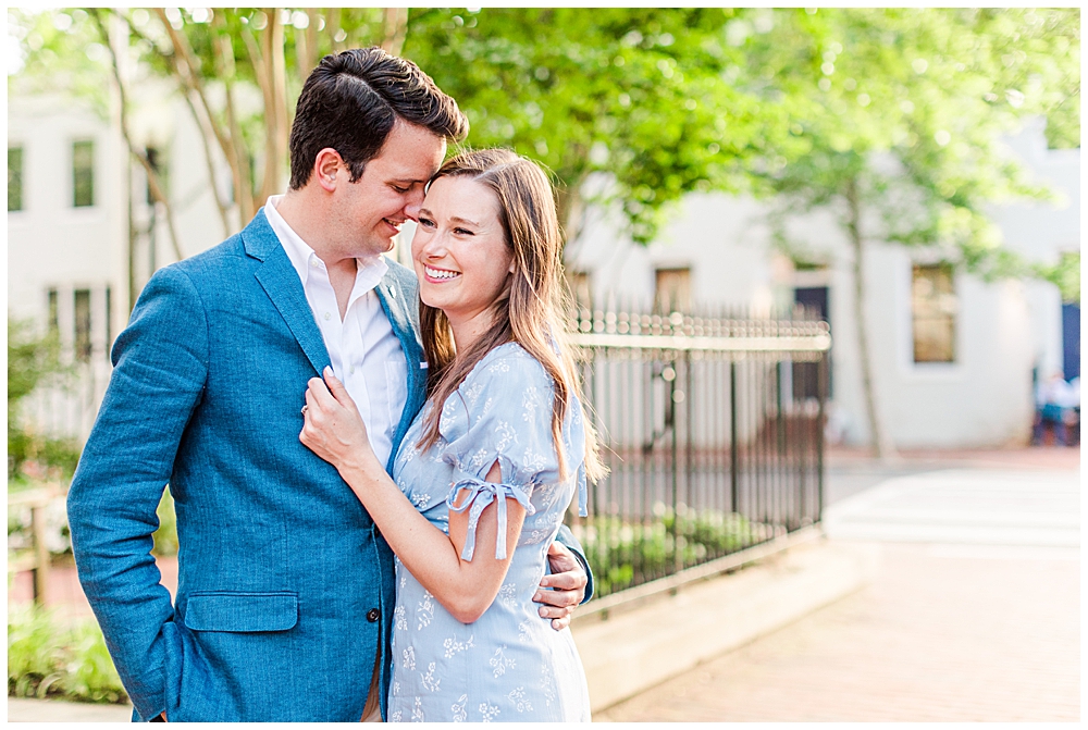 Georgetown engagement session in Washington DC by a DC wedding photographer