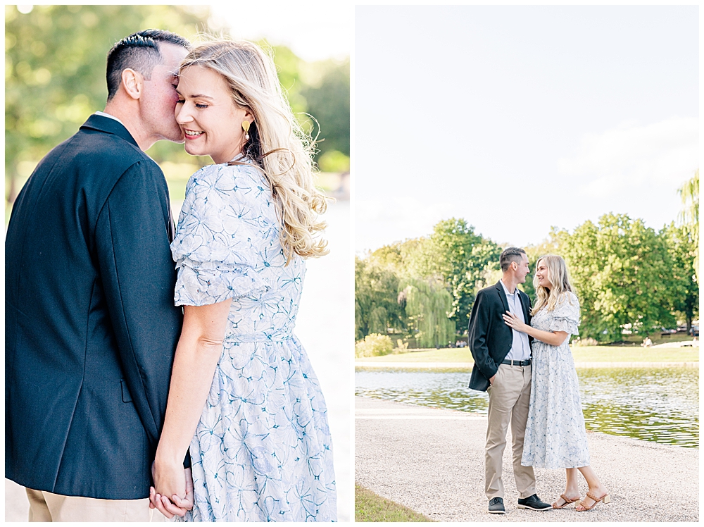 Constitution gardens engagement session by DC wedding photographer