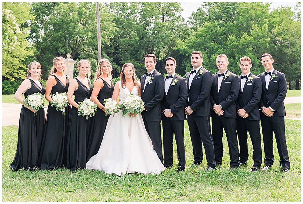Wedding party pictures at Williamsburg Winery wedding taken by a Northern Virginia wedding photographer