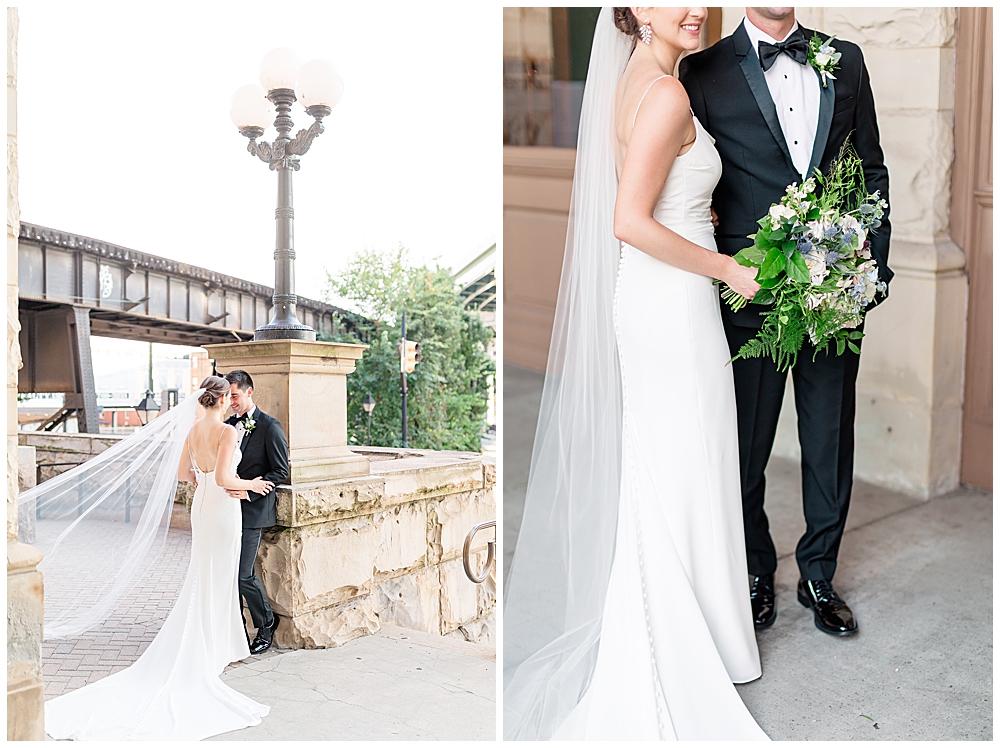 Main Street Station wedding. I'm Emily, a Northern VA and Richmond wedding photographer based in Vienna, VA near Washington, D.C. If you're looking for a wedding photographer who will help you craft a custom wedding day timeline, take great care to capture every memory as it happens, and hype you up with easy posing prompts, visit my website to inquire!