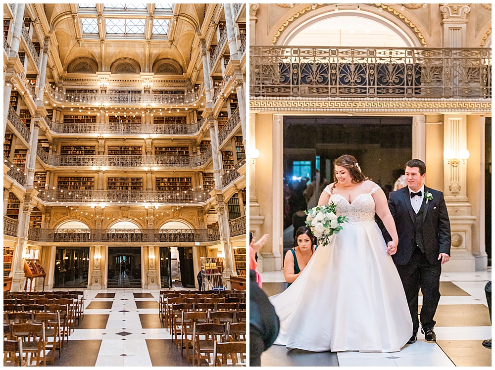 George Peabody Library wedding in Baltimore Maryland, taken by a DMV Wedding Photographer