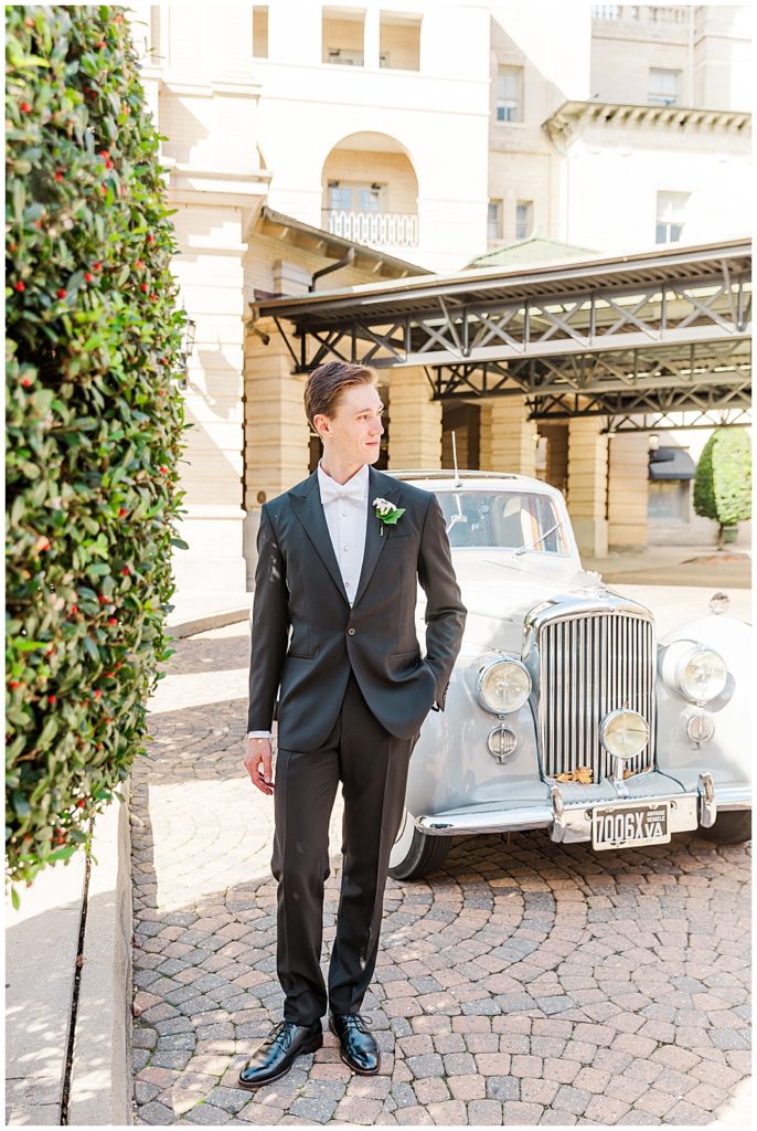 Groom portraits with 1953 Bentley | Photos by a Richmond wedding photographer

Best wedding venues in Richmond. See more inspiration from Richard and Emily's wedding day on the blog!

Emily Nicole Photography is a Northern Virginia and Richmond wedding photographer who captures every surreal memory through enchanting, timeless wedding photos. Visit my website to inquire today!