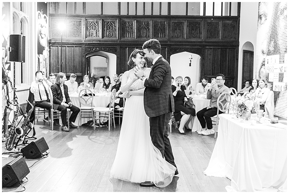 Branch Museum wedding reception | First Dance photos | by a Richmond Wedding Photographer