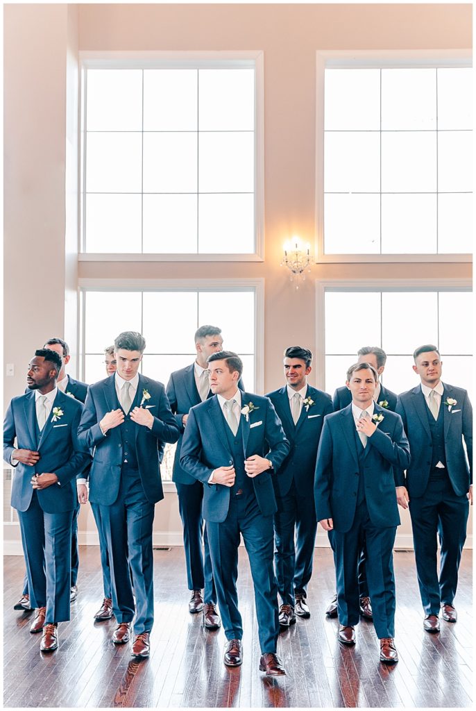 Groomsmen Group Portrait | Blue Groomsmen Suit | Sage Green Wedding Ties | Poplar Springs Manor |  Leesburg, VA wedding photographer

Emily Nicole Photography is a Northern Virginia wedding photographer who captures the beauty of marriage with enchanting, timeless images.

You can see more inspiration from this wedding on the blog! 

#weddingphotography #virginiaweddingvenue #vaweddingphotographer