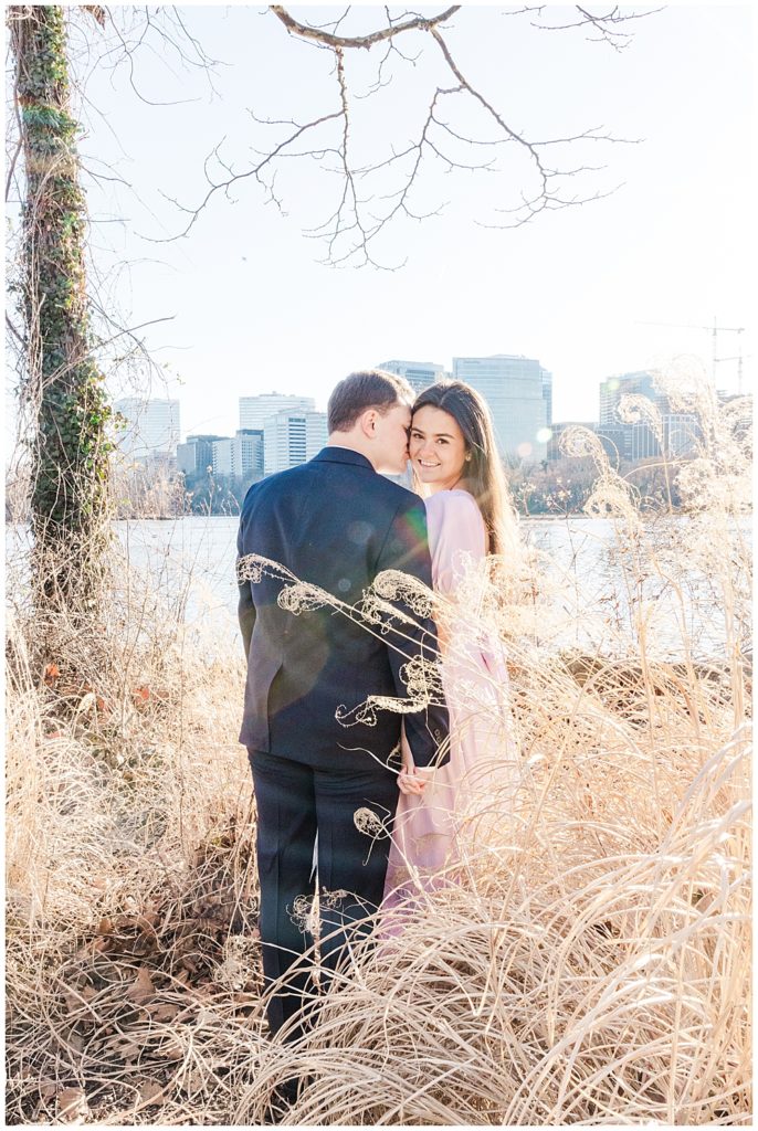 Would you believe we took this photo in Washington, D.C.... in the dead of February winter??

There are so many pro tips to be learned from Alexis and Wesley's winter Georgetown engagement session. 

Click over to my blog post to see how we turned drab winter backdrops and a crowded location into a sunny, romantic engagement photos.

#dcweddingphotographer #dmvweddingphotographer #brightandairyengagementphotos #dcengagementphotos