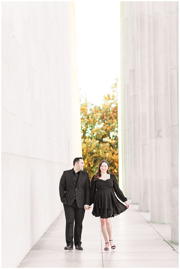 Winter Lincoln Memorial Engagement Session | Washington, D.C. Wedding Photographer
