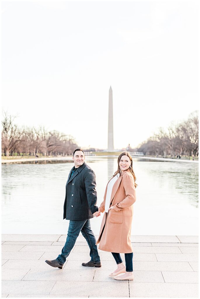 Winter Lincoln Memorial Engagement Session | Washington, D.C. Wedding Photographer