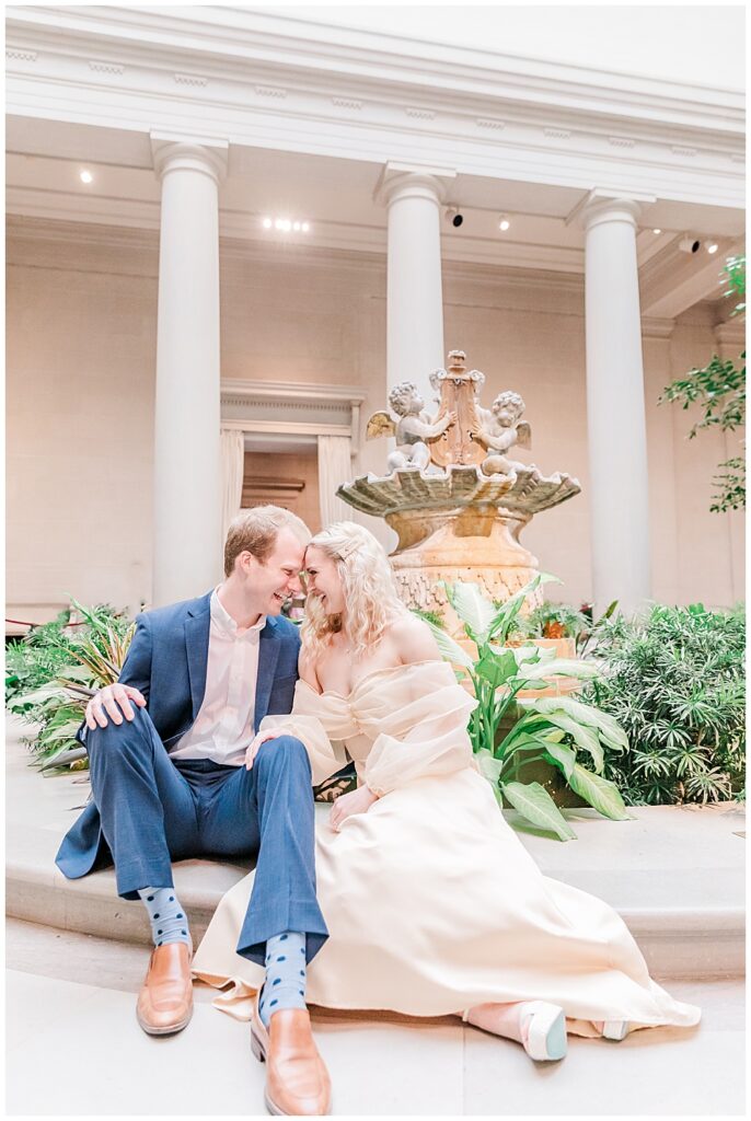 National Gallery of Art Engagement Session | Washington, D.C. Wedding Photography