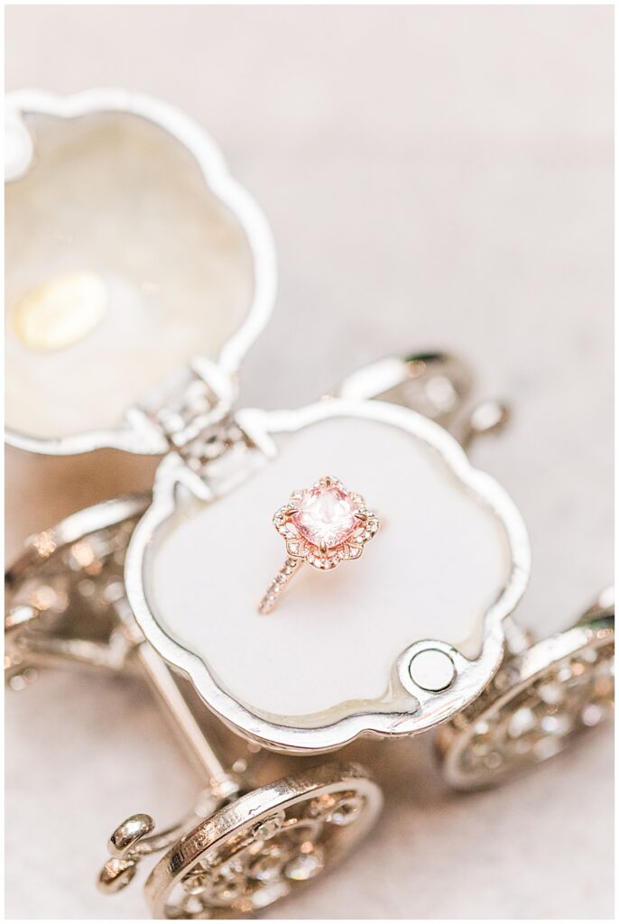 Sapphire Engagement RIng | Rose Gold Engagement Ring | Washington, D.C. Wedding Photography