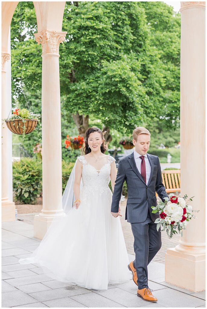 Bride and Groom portrait at Congressional Country Club wedding in Bethesda, MD | DMV Wedding Photographer