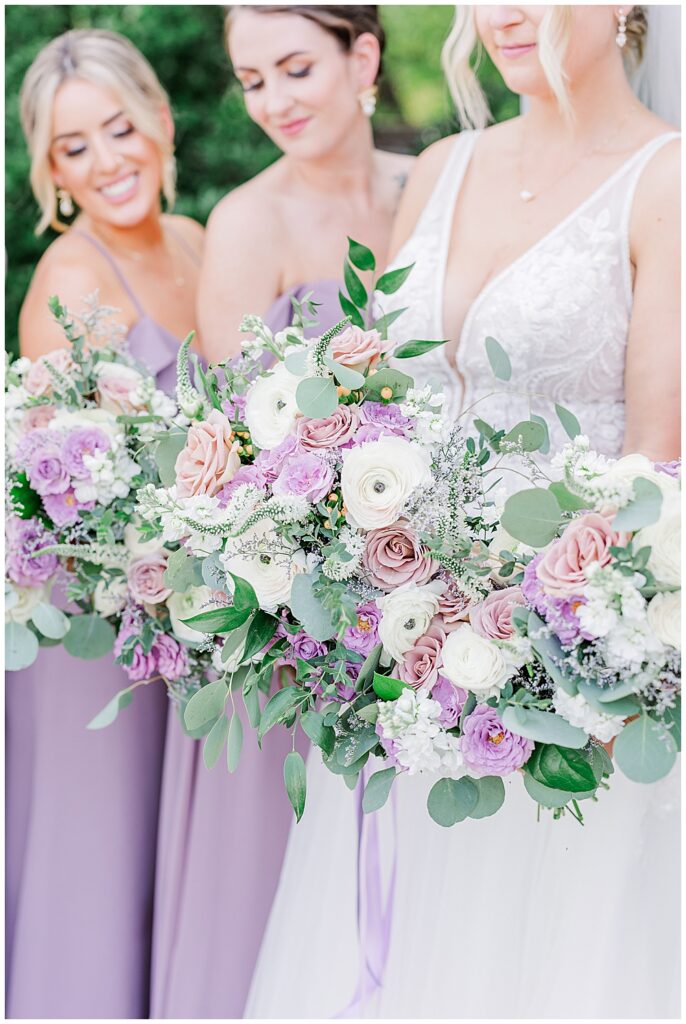Lavender bridesmaid dresses from Revelry and bouquet inspiration for purple wedding theme

River Farm Wedding | Alexandria Wedding Photographer