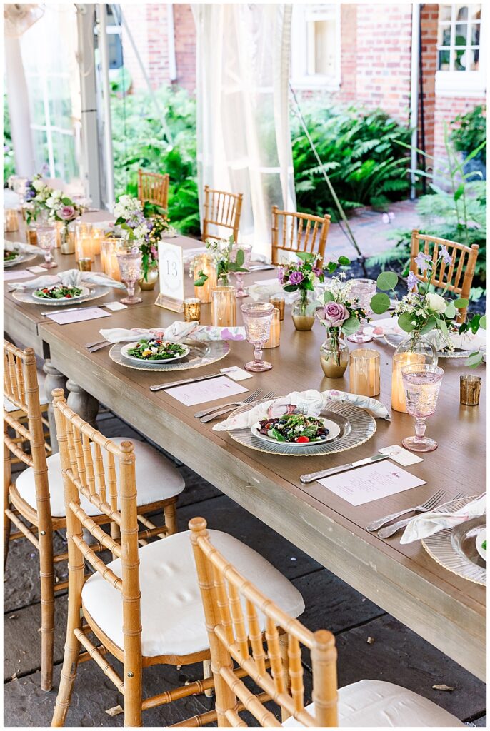 Lavender and sage themed wedding reception decor inspo

River Farm Wedding | Alexandria Wedding Photographer
