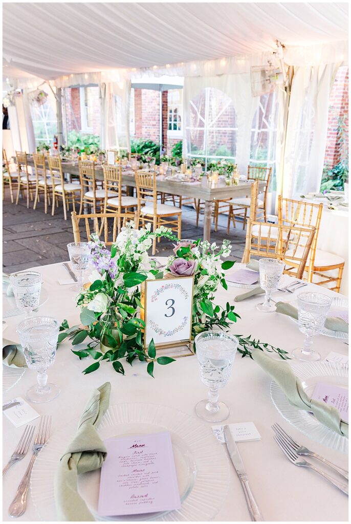Lavender and sage themed wedding reception decor inspo

River Farm Wedding | Alexandria Wedding Photographer